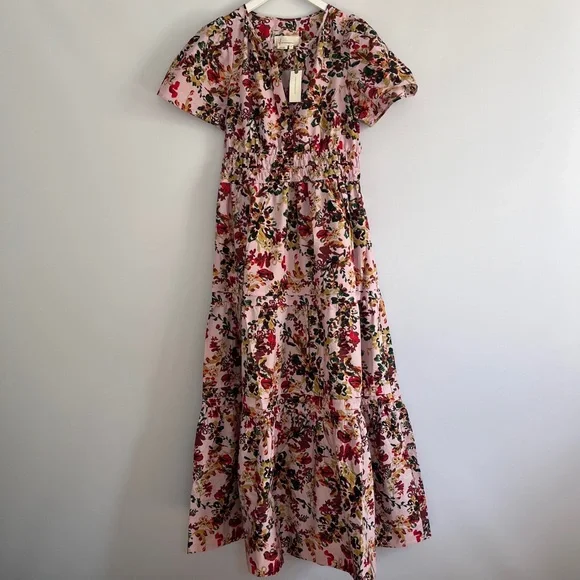 LAST ONE NWT Anthropologie The Somerset Cotton Maxi Dress size S - Picture 9 of 17